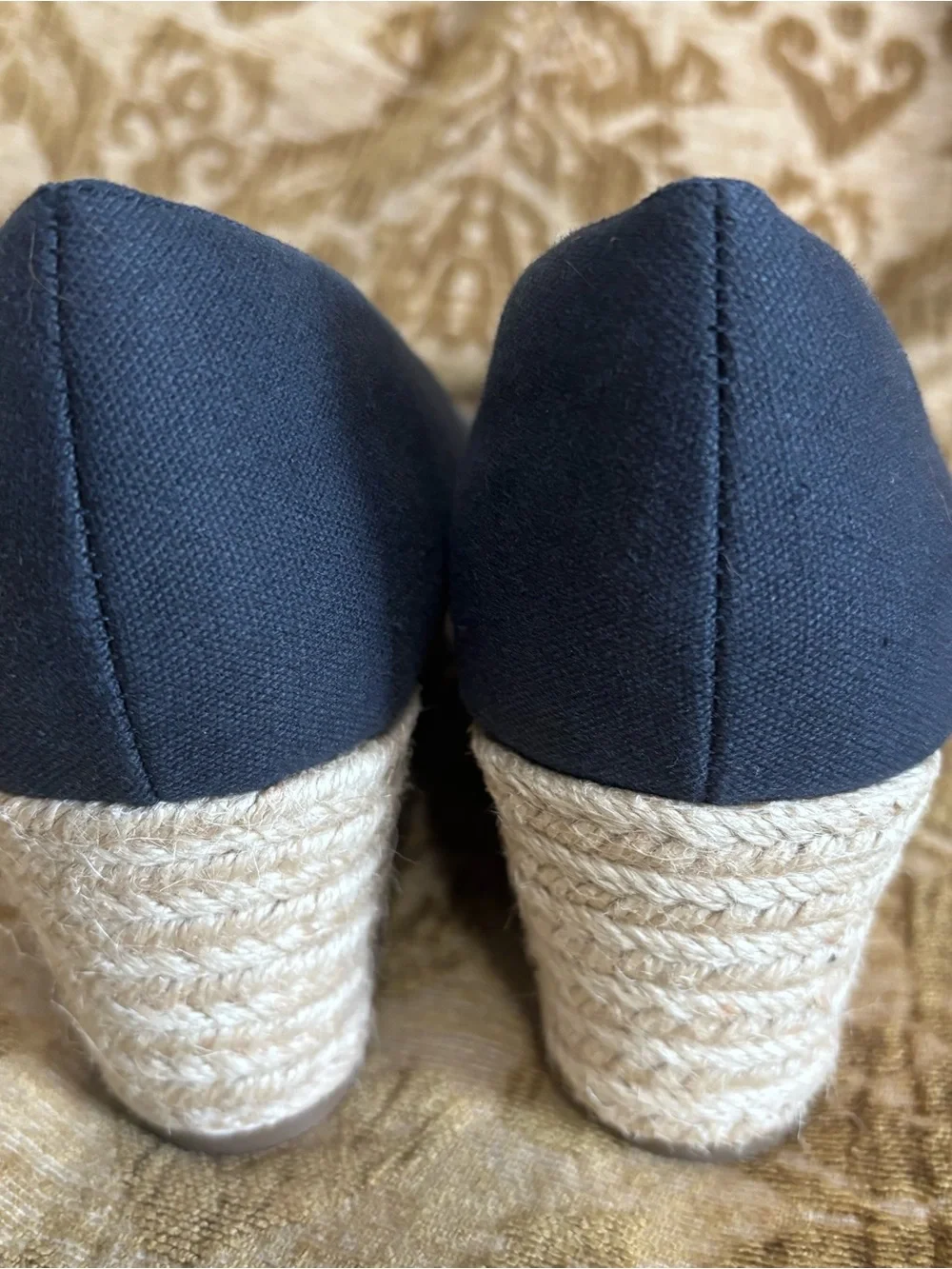 Bandolino Navy Espadrille New without Box Size 11